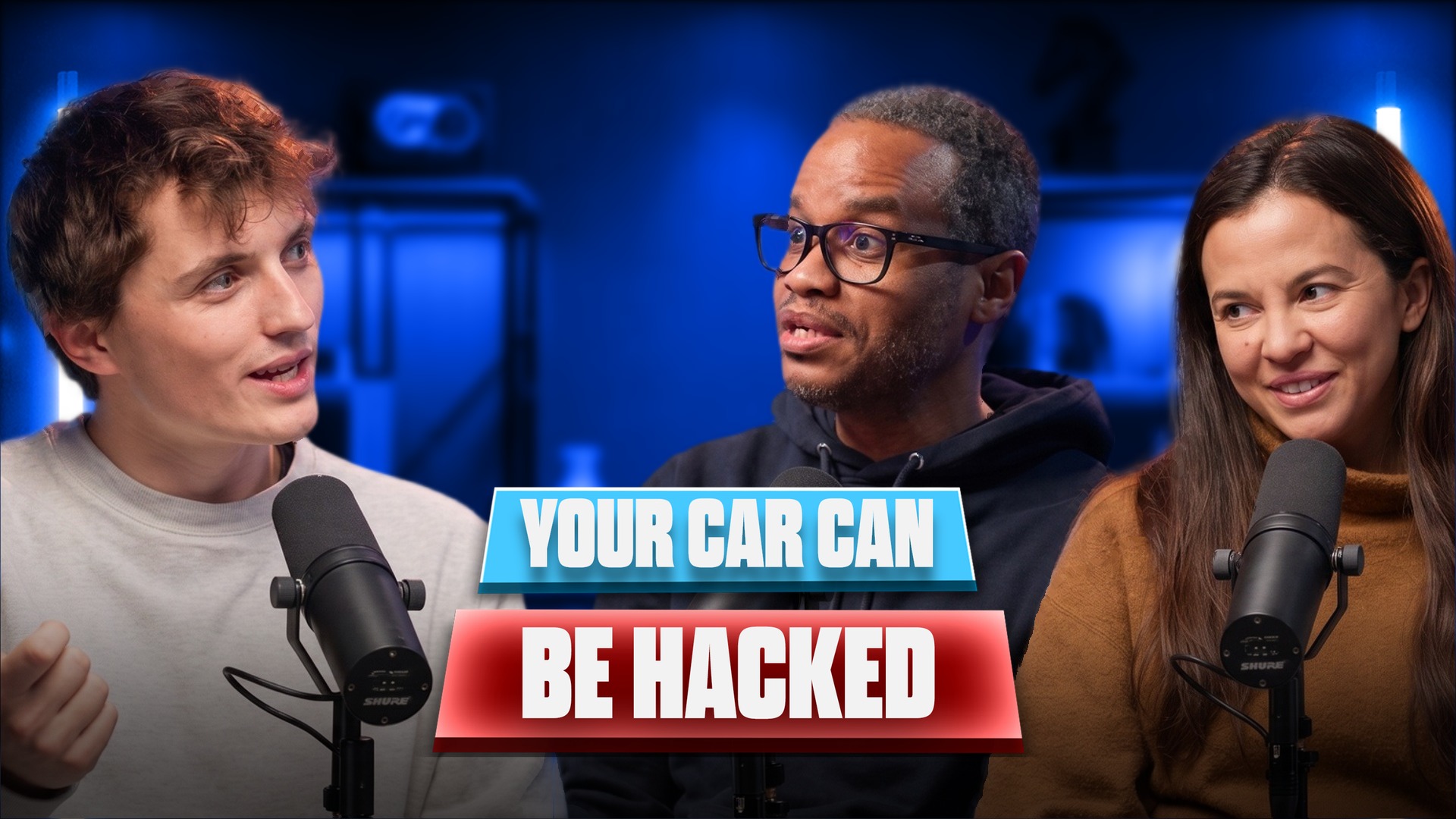 Miniature podcast tech, décor meublé : « your car can be hacked »